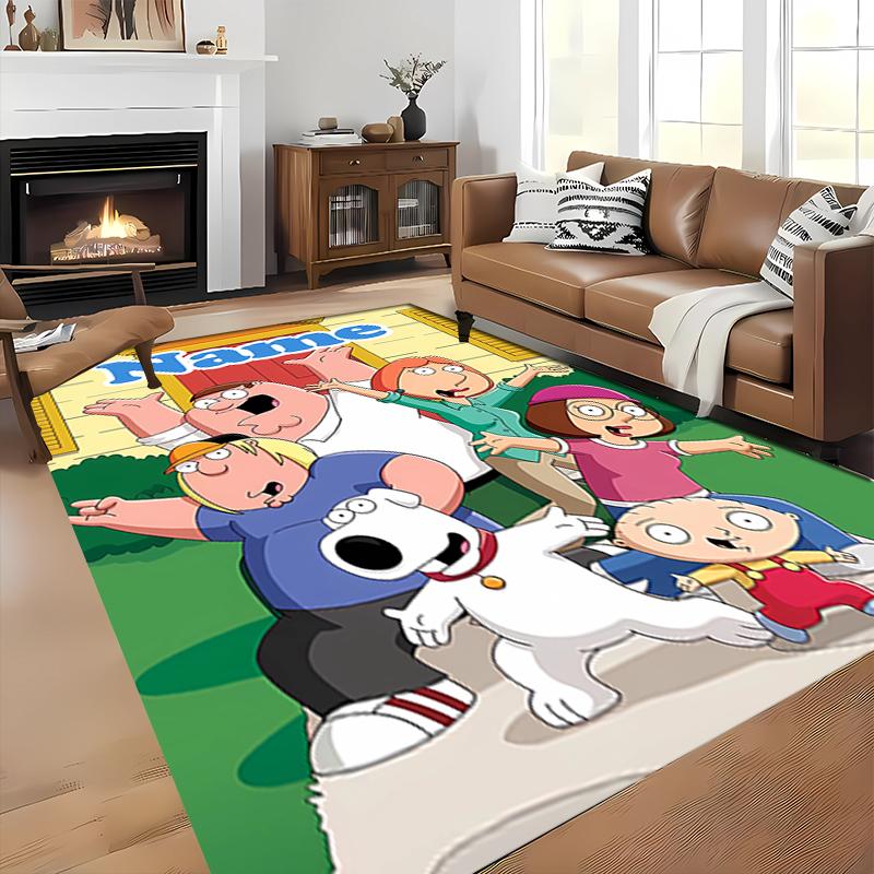 Custom personalization Family Guy Area Rug - Perfect For Kitchen, Bathroom,Laundry Room Decor Large Size Available,Gift All Seasons