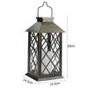 Outdoor Decoration Garden Metal Lantern Shape Solar Lights Stake Waterproof Landscape Outdoor Lights Accessories