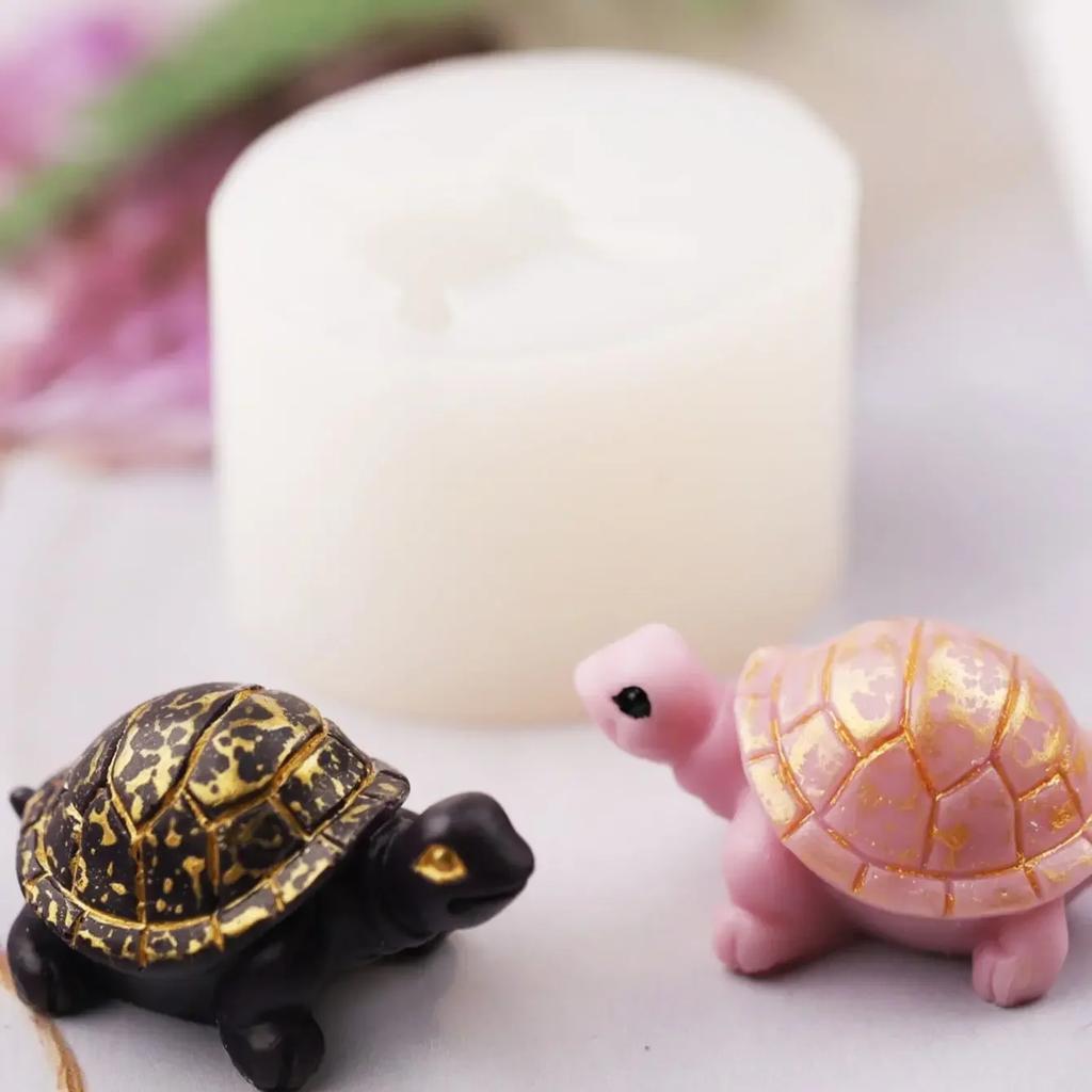 1pc-3D Creativity Ornament Silicone Candle Mold DIY Animal Turtle Craft Gift Making Soap Plaster Resin Baking Molds Home Decor