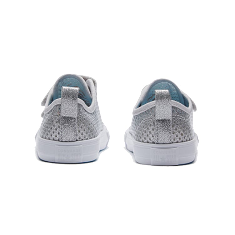 Converse Chuck Taylor All Star Low Top Skateboard Shoes Silver Infant And Toddler 764278C