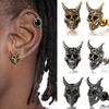 Cercei Stud Craniu Punk Gotic Pentru Bărbați Femei Nordici Retro Demon Satana Berbec Schelet Cercei Retro Viking Bijuterii Cadouri OHE186