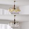 Wabi-Sabi Vintage Solid Wood Chandelier for Dining, Study, and Bedroom