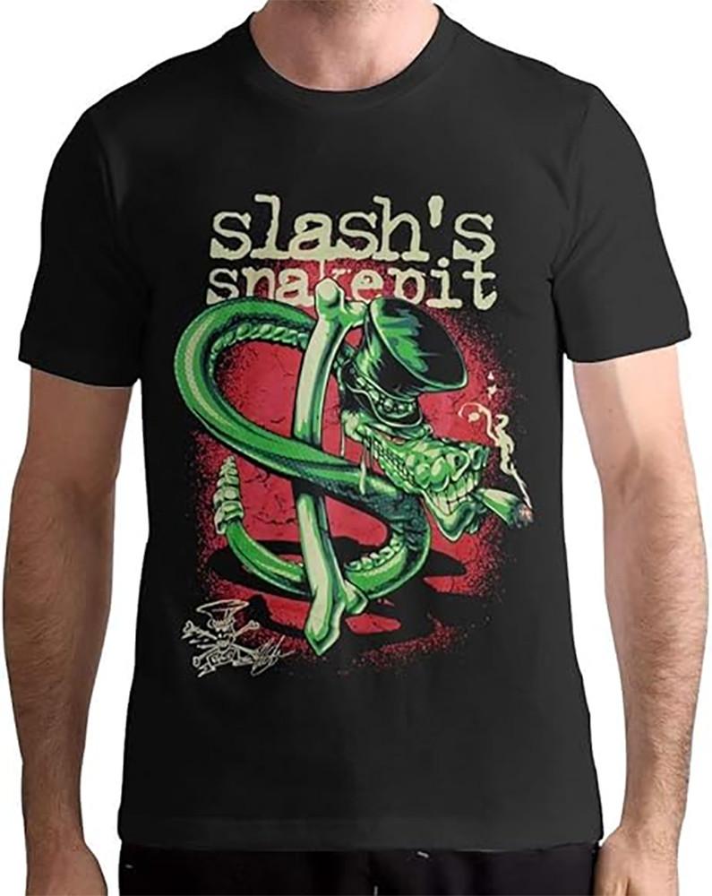 Slash's Snakepit Fashion Unisex Czarny Wszystkie Rozmiary Koszulka dla Fana Prezent OM86 Koszulka Unisex