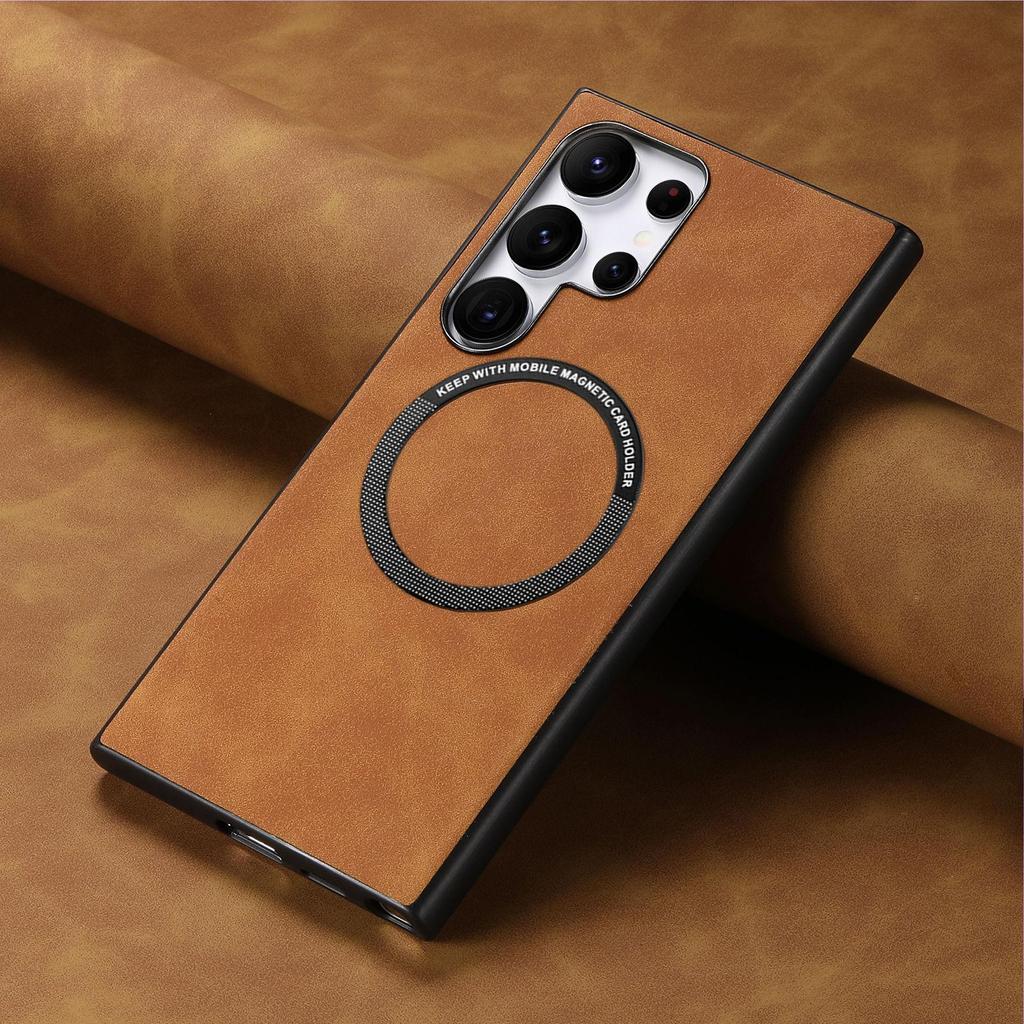 Leather Phone Case for Samsung Galaxy S25 Ultra A06 A16 A56 A36 A26 A55 A35 A25 A15 Shockproof Bumper Protective Cover