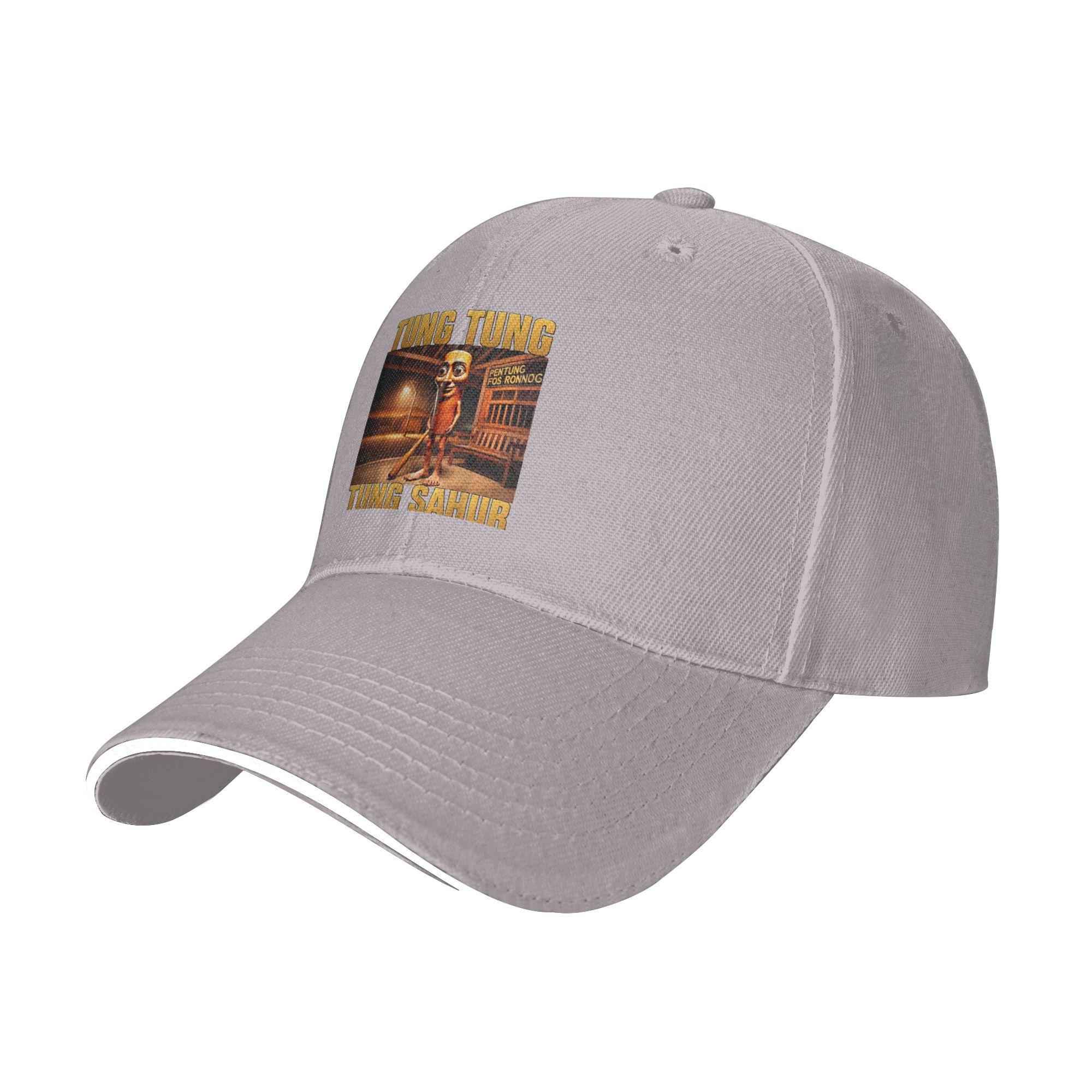 

Tung Tung Sahur Italian Casual Baseball Cap Summer Trucker Hat Dropshipping Outdoor Sports Hats Men Adult Baseball Caps One Size серый