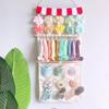 Hair Bows Holder Headband Organizer For Girls, Hair Clips Hanger Storage With Hooks, Wall Hanging Decor For Nursery Room