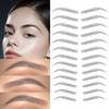 6D haarähnlicher authentischer Augenbrauen-Pflege-Shaping-Brauenformer-Make-up-Brauenaufkleber