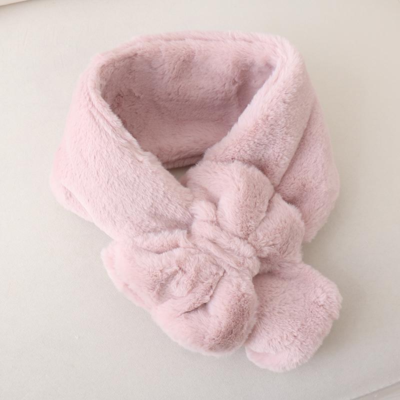 

Японские милые и симпатичные пушистые наушники для девочек, кавайные, однотонные, универсальный шарф с бантом, зимние новые теплые аксессуары, перчатки