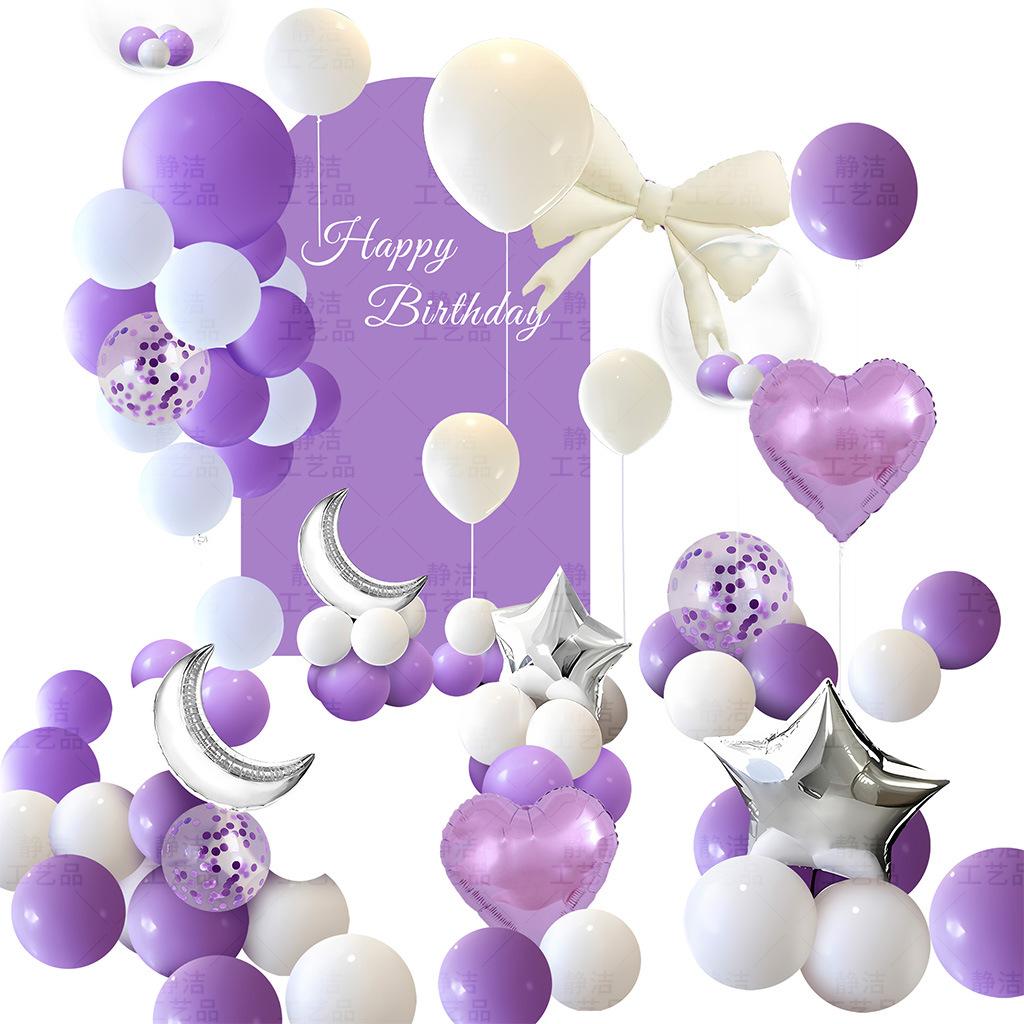 Happy Birthday Party Boys And Girls Scene Arrangement Supplies Background Wall Balloon 18 Year Old Adult 10 Year Old Gift Decoration