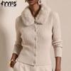 Women's Fashion Casual Fall Winter Solid Color Print Long Sleeve Sweaters