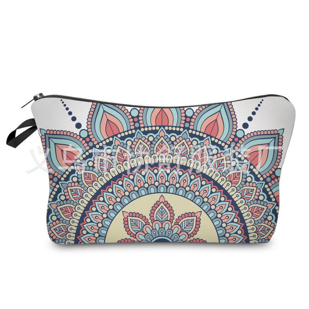 3D Printed Datura Makeup & Clutch Bag - Women's Storage Toiletry Bag