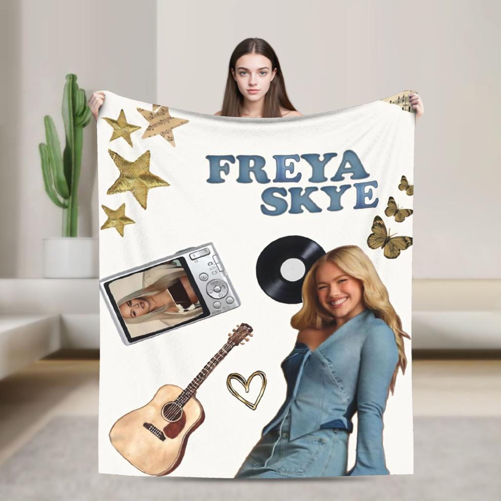 Freya Skye Singer Tour 2026 Blanket Super Soft Warm Throw Blankets for Living Room 50x60 Inches Multiple Sizes Bedspread