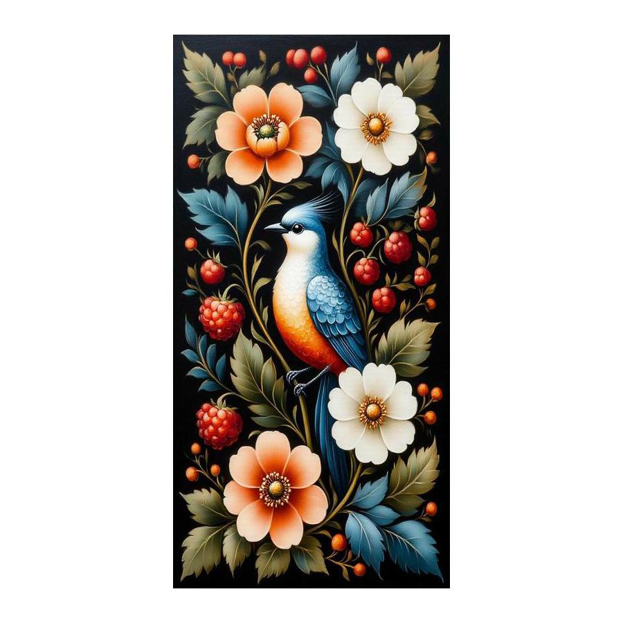 

Flowers and Birds Large Size Diamond Painting New Collection Animals Diy Full Drill Rhinestone Embroidery Mosaic Cross Stitch Kits Square drill 30x60cm