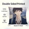 Blue Spring Ride Personalized Pillow Dust Cover Bedroom Kids Party Decoration Pillowcase Birthday Children Gift