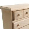 Drawer Cabinet Dollhouse Wooden Cottage Miniature Collection Accessories Furniture Shelf Room
