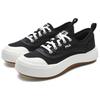 FILA JELLYFISH Abrasion Resistant Height Increasing Low top Canvas Shoes Men's Black F12M421305FBK