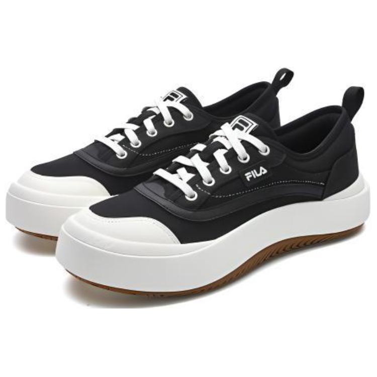 FILA JELLYFISH Abrasion Resistant Height Increasing Low top Canvas Shoes Men's Black F12M421305FBK