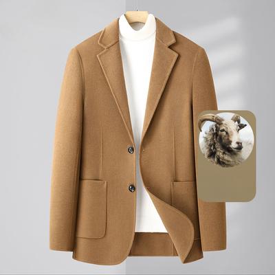 Herbst und Winter Neu Doppelseitiger Wollanzug Herren Wollanzug Herren
