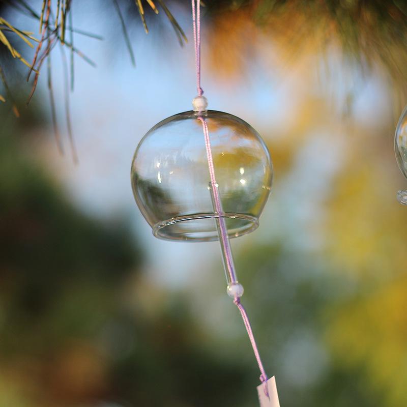Hand-Painted Glass Wind Chimes for Student DIY Projects and Outdoor Decor