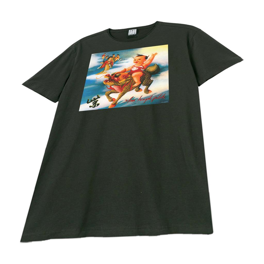 Amplified Unisex Adult Purple Album Cover Stone Temple Pilots T-shirt