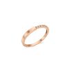 Tirrlirr 14K Pink Gold Love T Women'S Couple Ring Trjk4P00086L