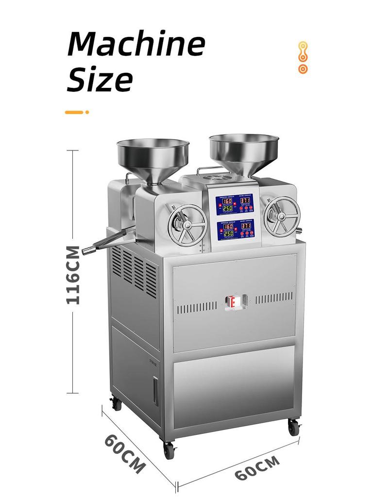 Stainless Steel Oil Press Machine for Home & Commercial Use