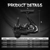 LEO 3third-generation Spinning Wheel All Metal Long Throw Universal Wheel for Freshwater Sea Spinning Reel Fishing Reel Fishing Line Reel Sea Rod Reel