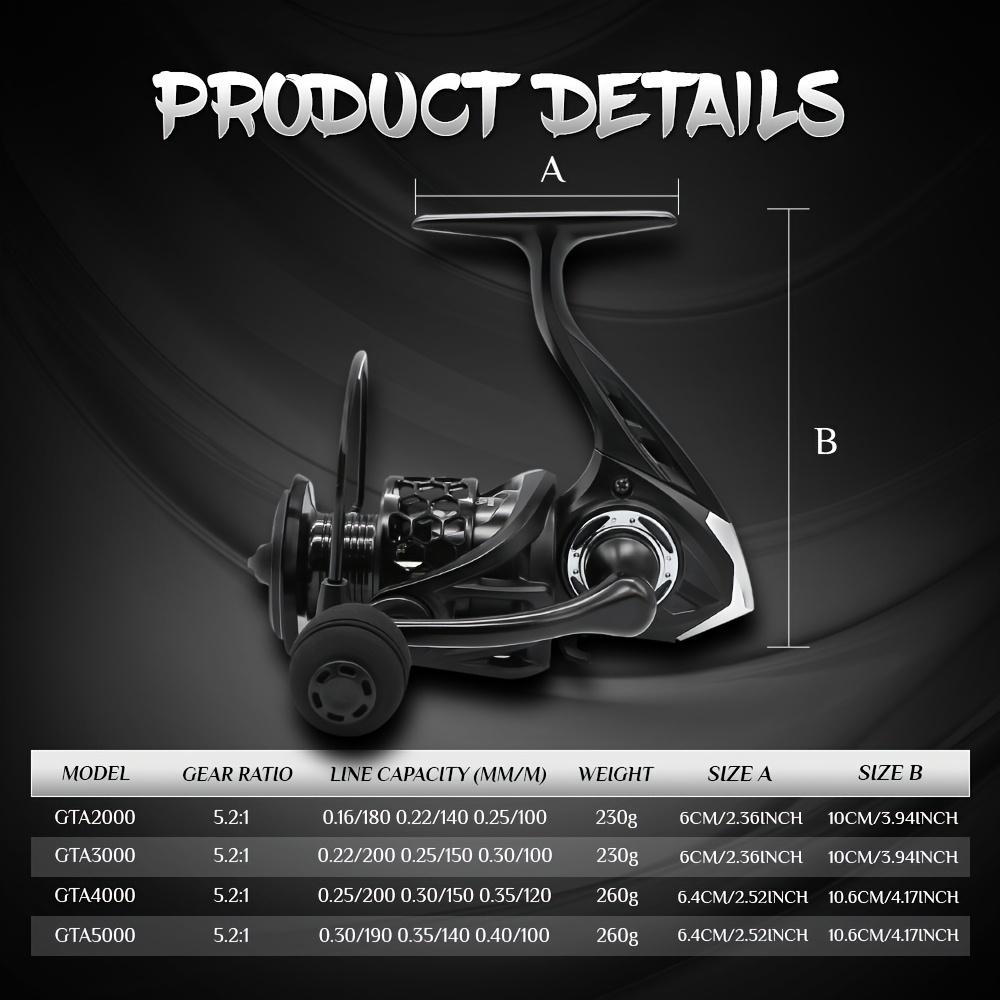 LEO 3third-generation Spinning Wheel All Metal Long Throw Universal Wheel for Freshwater Sea Spinning Reel Fishing Reel Fishing Line Reel Sea Rod Reel 1000 Series