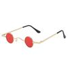 Retro Trend Metal Small Round Frame Prince Glasses Women'S Niche Personality Design Glasses Hip Hop Punk Sunglasses Sunglasses