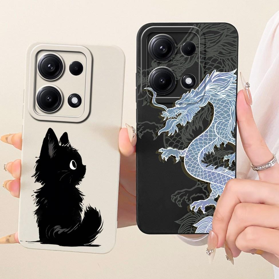 Phone Casing For Redmi Note 14S Cover Fashion Cartoon Cute Funny Painted Silicone Case 2502FRA65G
