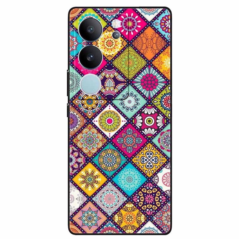 Phone Cases For Vivo V29 5G Cover 2023 Silicone Soft Lovely Marble Printing Coque for Vivo V29 V 29 V2250 Back Coque 6.78'' Etui