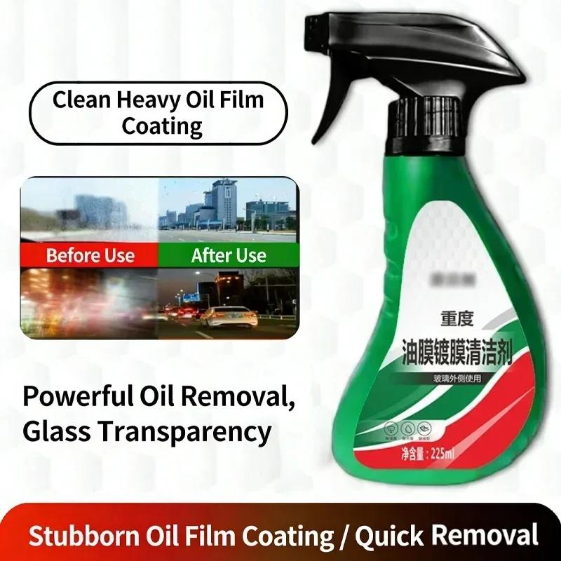 Car Window Oil Film Remover Car Glass Oil Film Removal 225ml Scratch Repair Cleaning Restore Clarity Coating for Window Stains