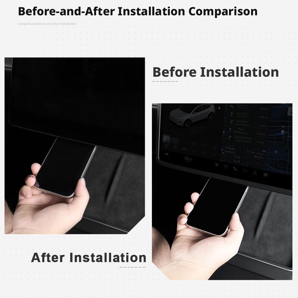 Silicone Screen Protector For Central Control Navigation For Tesla Model 3/Y Central Control Navigation Screen Protector