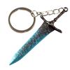 10cm/3.93in Mini Keychains Dark Moon Greatsword Toy Model All Metal Weapon Pendant Keyrings Gifts Accessories Game Peripherals