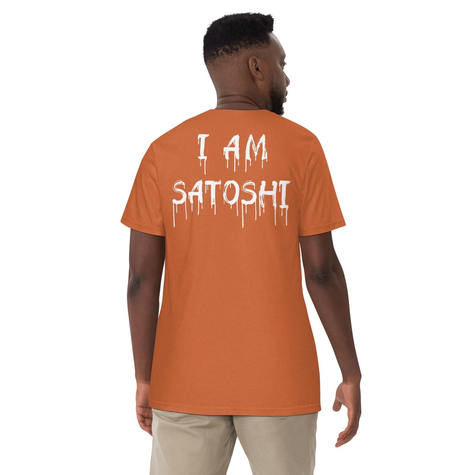 I am Satoshi Bitcoin T-Shirt: Halloween Crypto Tee for Bitcoin Enthusiasts S