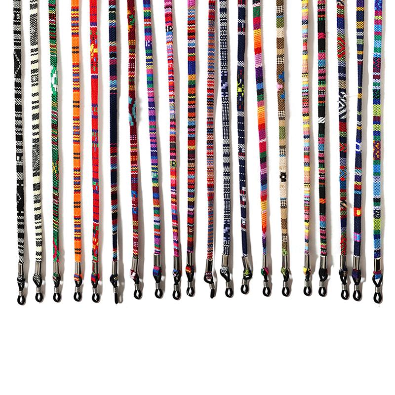 Y2K Baumwoll-Brillenband, Sonnenbrillenhalter, Kordel, rutschfeste Lesebrillenkette, Halsband, Brillenband