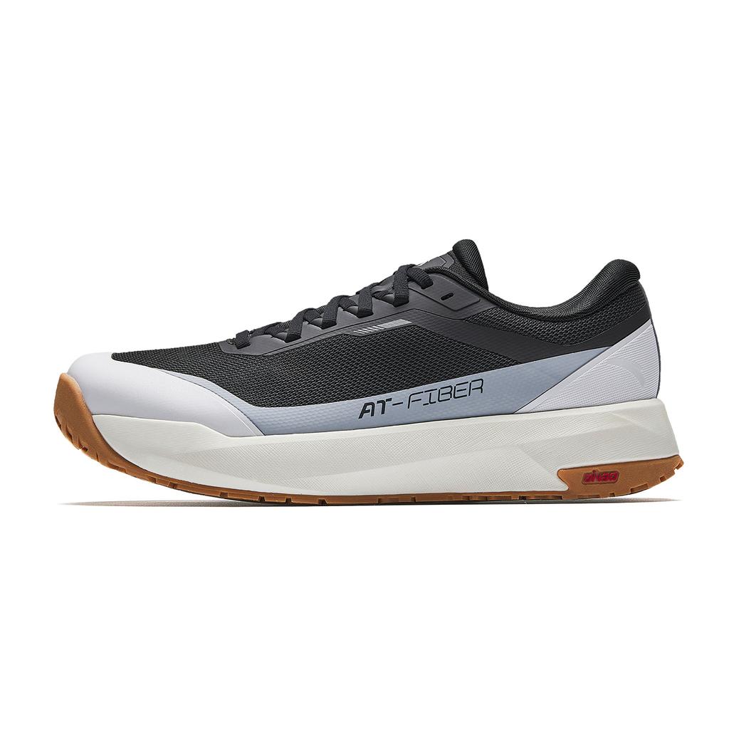 Anta Wind And Rain Proof Wear resistant And Lightweight Low top Casual City Commuting Running Shoes Men's Black White 912615556-1