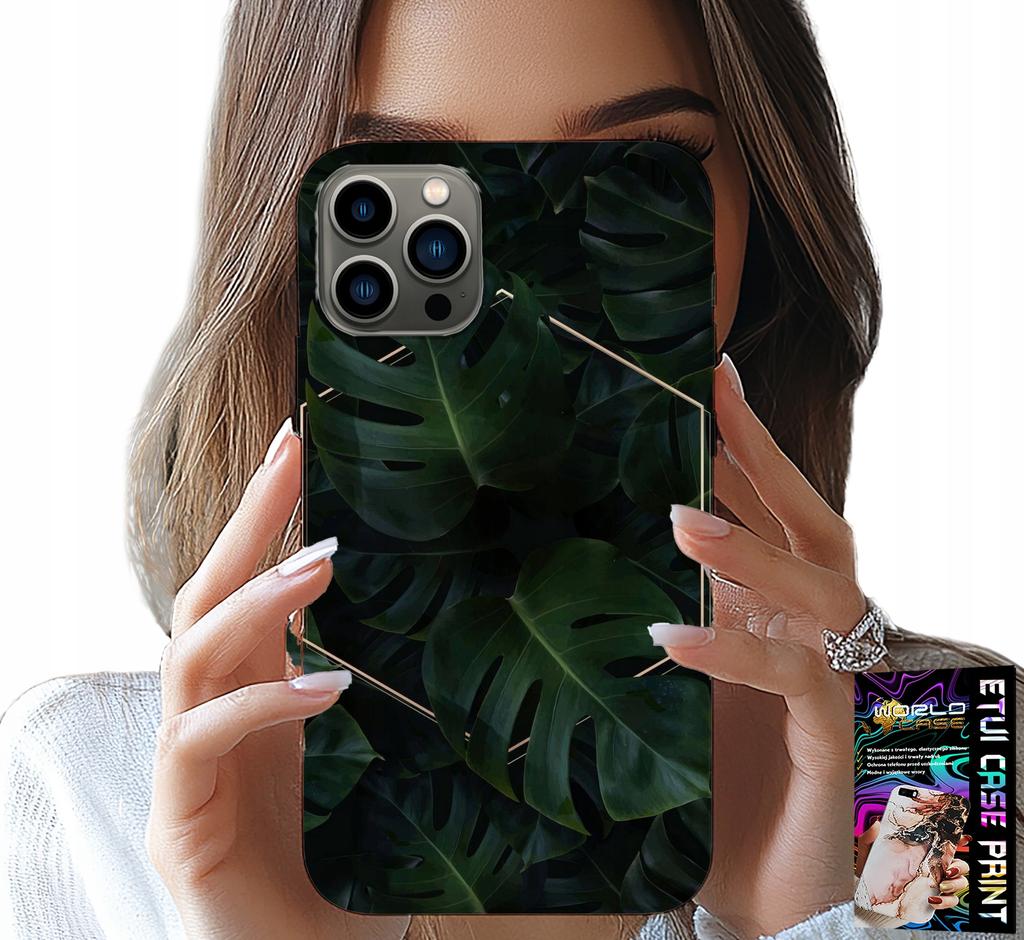 Etui Do Iphone 12 Pro - Eleganckie Liście Modne Wzory Na Case
