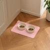 Waterproof Floor Protector for Pets Food Grade Silicone Pet Feeding Mat, Anti-Slip Dog Cat Bowl Small Mat Insulation Pad Puppy Kitten Easy Clean