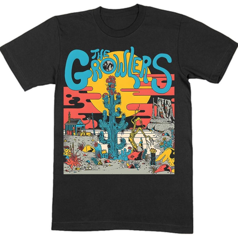 Классическая унисекс футболка The Growlers Унисекс S-5XL Футболка 10D251 Унисекс M