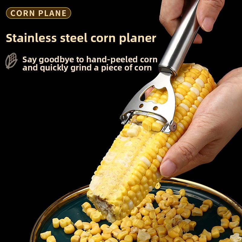 

Kitchen Corn Stripper Double black line handle