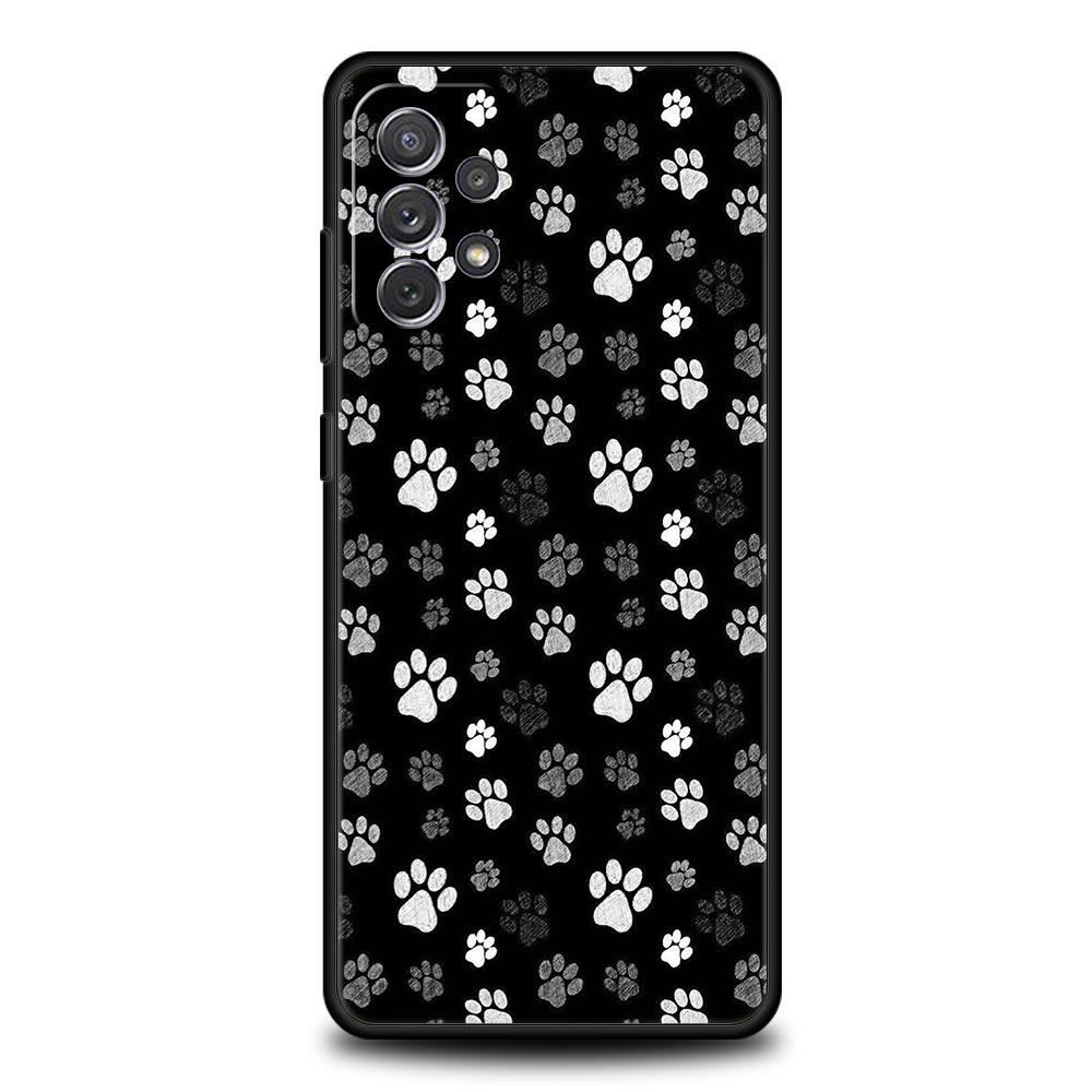 

Чехол для телефона с лапкой собаки для Samsung Galaxy A15 A13 A51 A71 A41 A31 A21S A03S A05 A35 A32 A55 A23 A25 A33 A53 A73 5G Galaxy A55