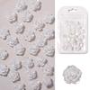 30Pcs Flower Nail Decor Glitter Stylish Nail Accessories Artificial Flower Nail Art Stud