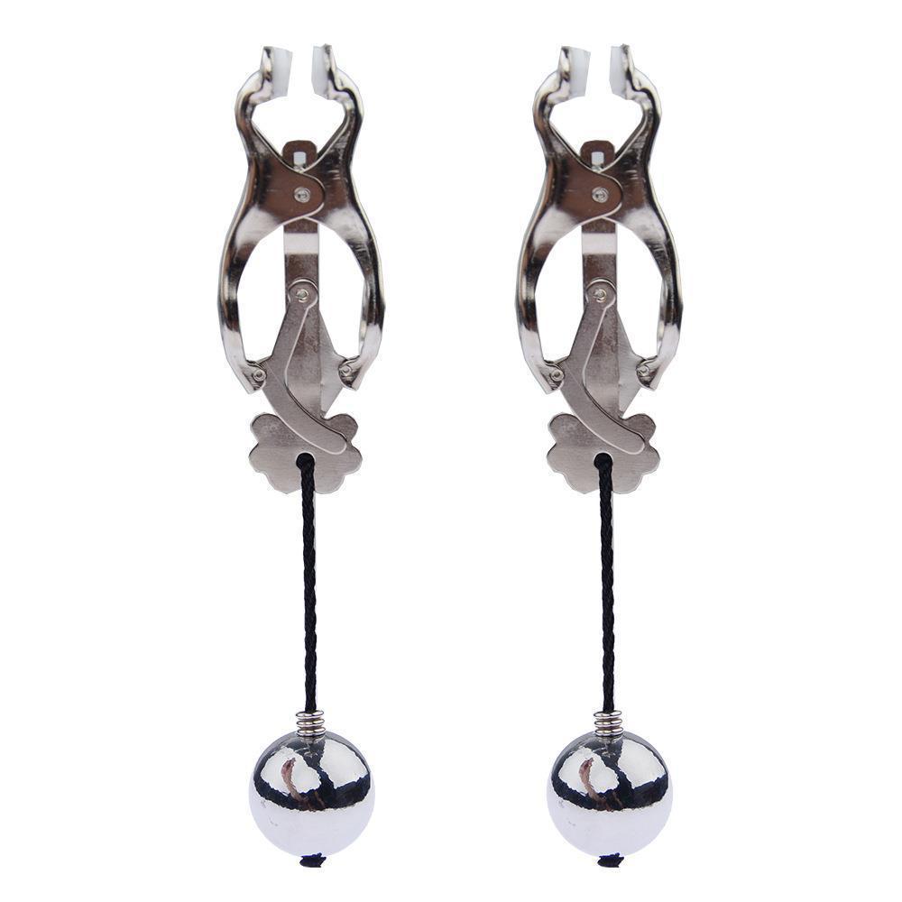 Butterfly Nipple Clamps Heavy Duty - Powerful Clitoris & Breast Stimulation Tools