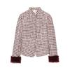 European and American style new women's clothing, faux fur effect structured suit jacket 2289649