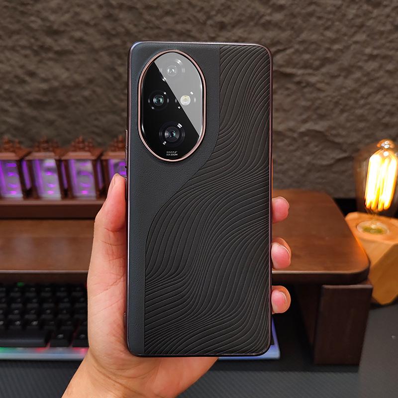 Honor 200 Pro Leather Contrast Color Phone Case - Compatible with Honor 100/200