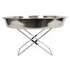 Serving Platter - HOME DECO FACTRY - Stainless Steel - 22 Accessories - Grey Color - Seafood Utensils