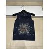 D Brand European-Style Summer Knit Vest: Animal Design, High-Quality, Round Neck, Thin, Casual.