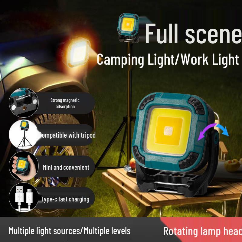 COB LED Work Light: Magnetic, Long-Lasting, Emergency Repair & Camping Light