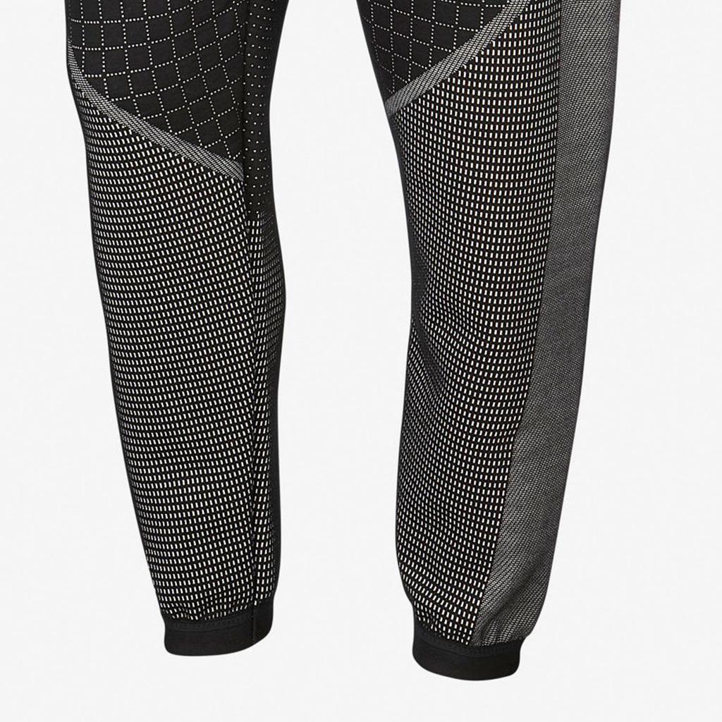 Nike Plaid Lace-Up Casual Training Tapered Vintage Sports Pants Women Pants Black CI9437-011